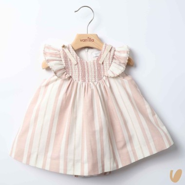 Mini abito righe e nido d'ape Abito e Tute