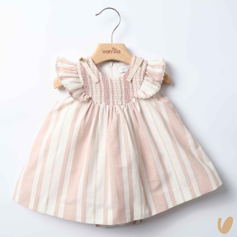 Mini abito righe e nido d'ape Abito e Tute