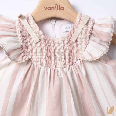 Mini abito righe e nido d'ape Abito e Tute