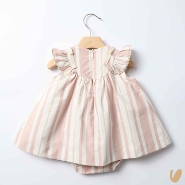 Mini abito righe e nido d'ape Abito e Tute