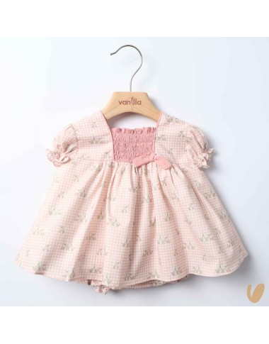 Mini abito vichy coniglietti Abito e Tute