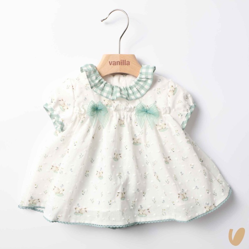 Mini abito coniglietti Abito e Tute