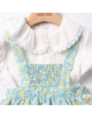 Salopette camicia e culotte Completo e Pagliaccetto