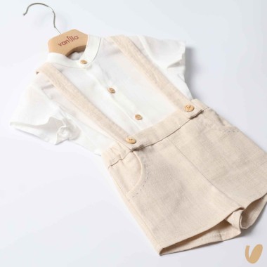 Camicia e bermuda lino Completo e Pagliaccetto