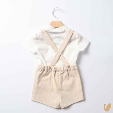 Camicia e bermuda lino Completo e Pagliaccetto