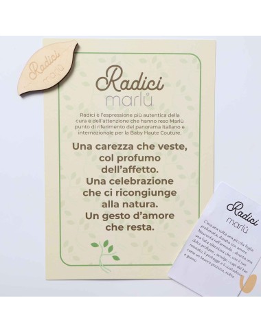 Completo nascita "Radici" Set Nascita e Uscita Clinica