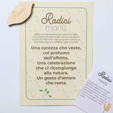 Completo nascita "Radici" Set Nascita e Uscita Clinica