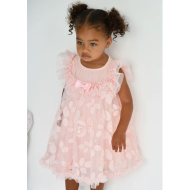 Abito in tulle fiori e paiettes Abito e Tute