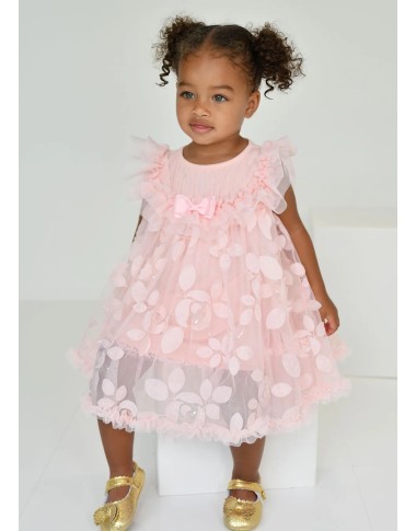 Tulle flowers and paiettes dress