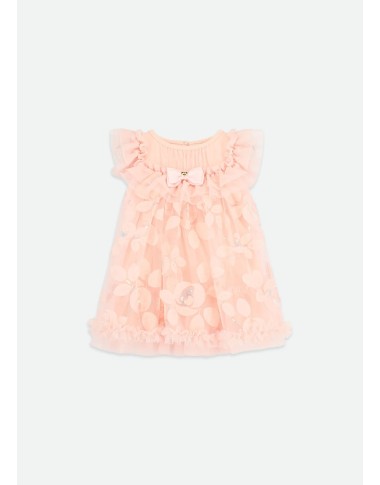 Tulle flowers and paiettes dress