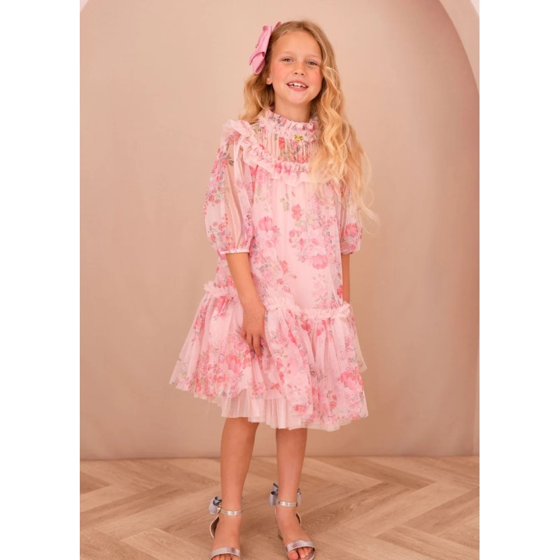 Abito in tulle a fiori Abito e Tuta