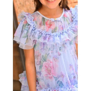 Abito in tulle a fiori Abito e Tuta