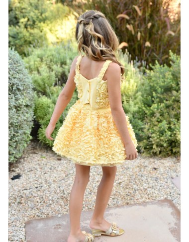 Top and 3D flowers skirt