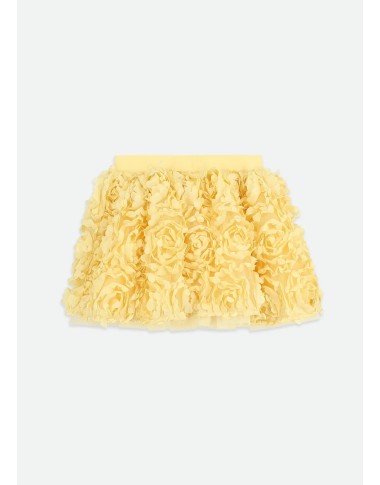 Top and 3D flowers skirt