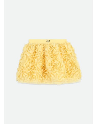 Top and 3D flowers skirt