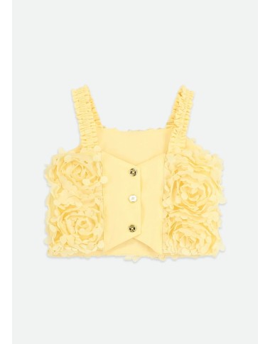 Top e Gonna fiori 3D Completo