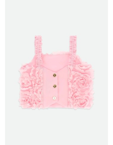 Top e Gonna fiori 3D Completo