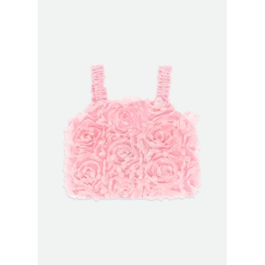 Top e Gonna fiori 3D Completo