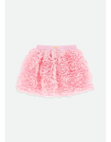 Top e Gonna fiori 3D Completo