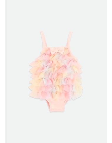 Rainbow tulle swimsuit