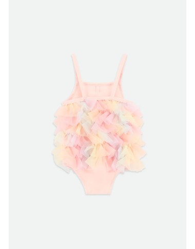 Rainbow tulle swimsuit