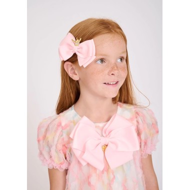 Fermaglio con Fiocco Grande e corona Mollette e Fermagli