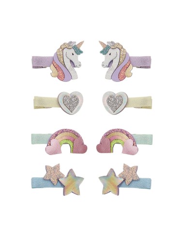 Set 8 mini mollette unicorno Mollette e Fermagli