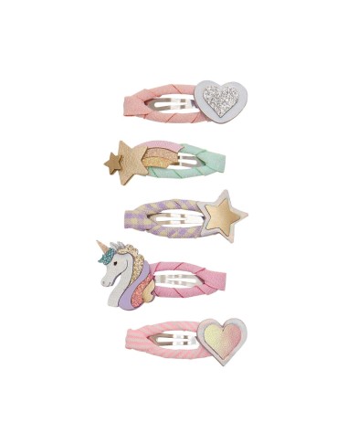 Set 5 mini mollette unicorno Mollette e Fermagli