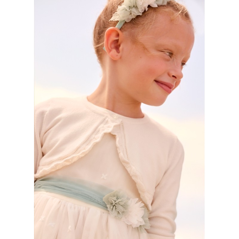 Bolerino tricot smerlato Cardigan e Maglia