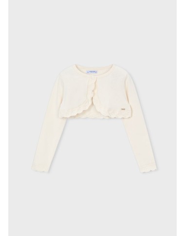 Bolerino tricot smerlato Cardigan e Maglia