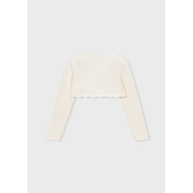 Bolerino tricot smerlato Cardigan e Maglia