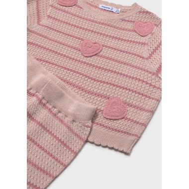 Completo maglia e pantaloni cuori Completo e Pagliaccetto