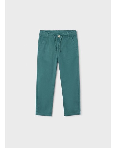 Mixed linen trousers