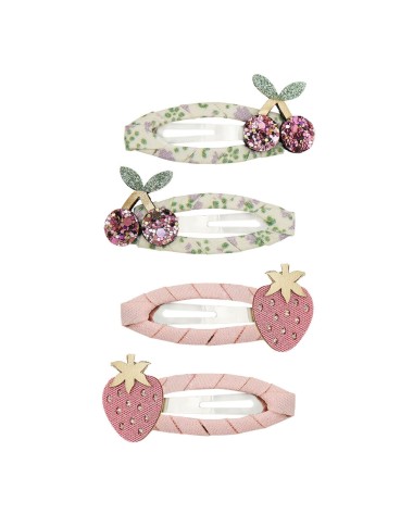 Set of 4 strawberry and cherry clothes