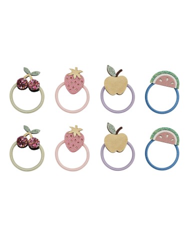Set 8 mini pigtail fruit