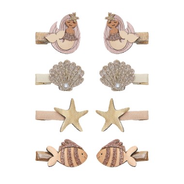 Set 8 mini mollette sirenette Mollette e Fermagli
