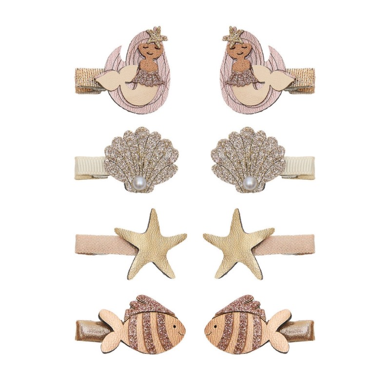 Set 8 mini mollette sirenette Mollette e Fermagli