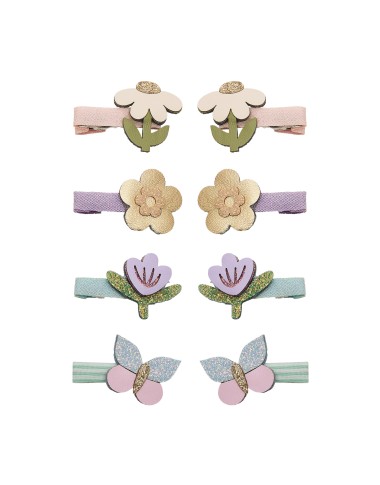 Set 8 mini mollette fiori Mollette e Fermagli