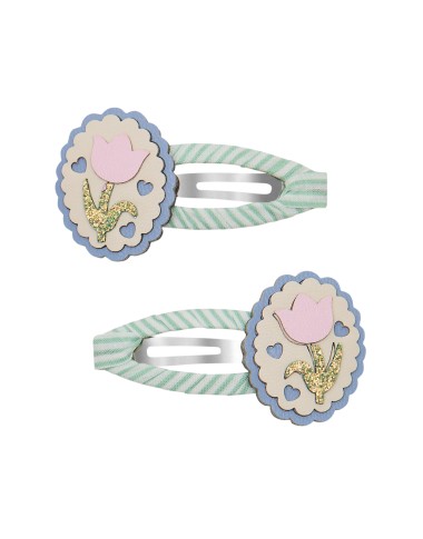 Set 2 mollette tulipani Mollette e Fermagli