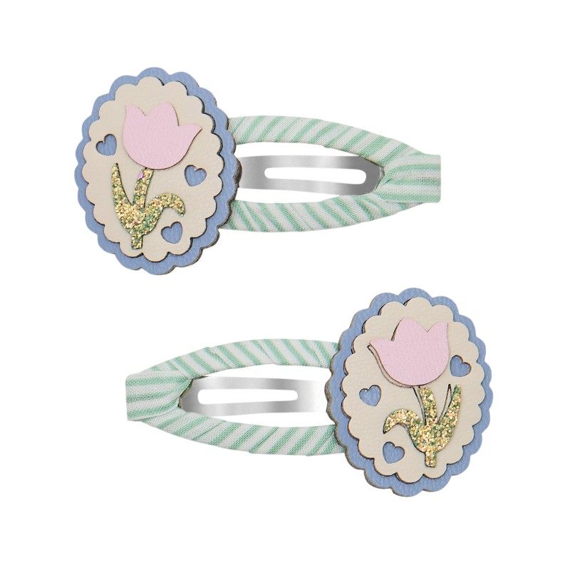 Set 2 mollette tulipani Mollette e Fermagli