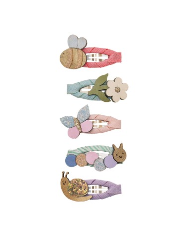 Set 5 mini mollette api Mollette e Fermagli