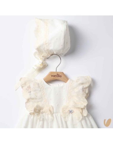 Long dress and baptismal headphone