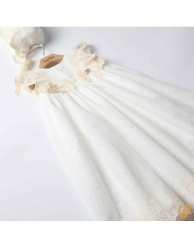 Long dress and baptismal headphone