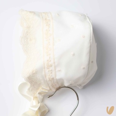 Abito lungo e cuffia battesimale Battesimo