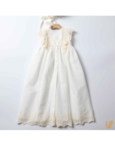 Long dress and baptismal headphone