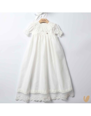 Long dress and baptismal headphone