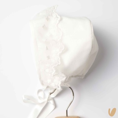 Abito lungo e cuffia battesimale Battesimo