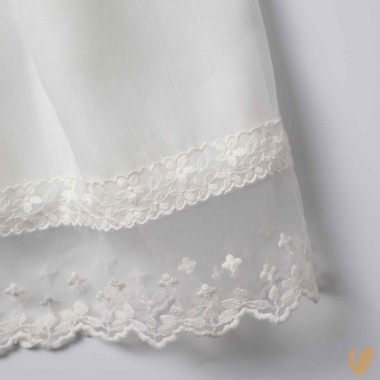 Abito lungo e cuffia battesimale Battesimo