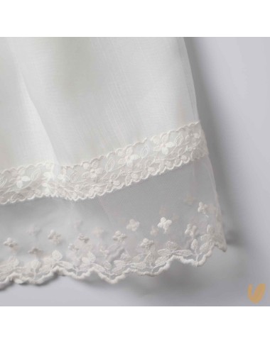 Long dress and baptismal headphone