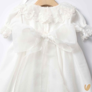 Abito lungo e cuffia battesimale Battesimo